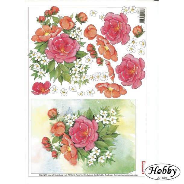 Stort blomster billede