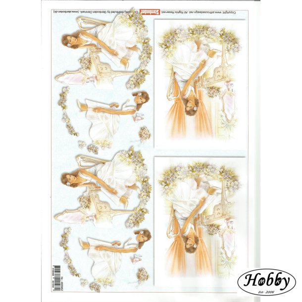 Konfirmandinde med blomster