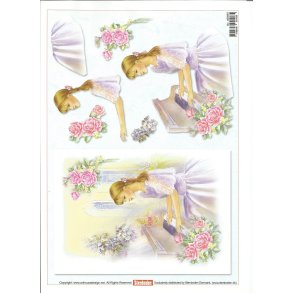 Konfirmandinde som spiller