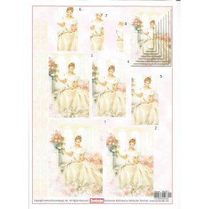 Konfirmandinde med blomster