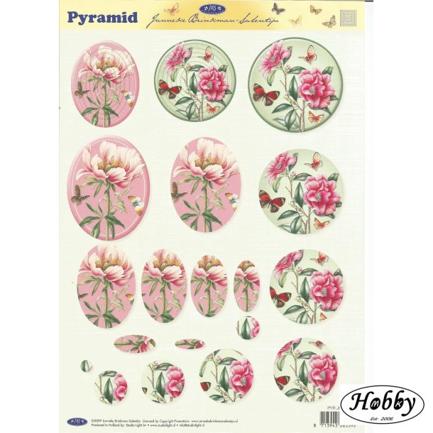 Runde/ ovale blomster