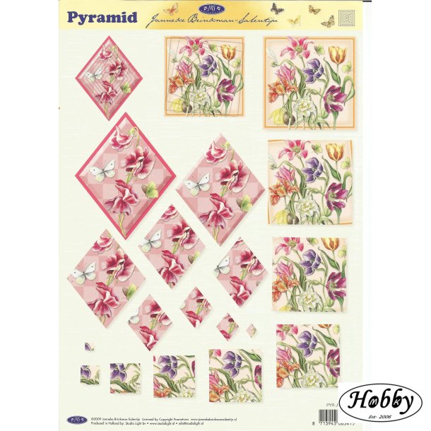 Trekantet/ firkantet blomster