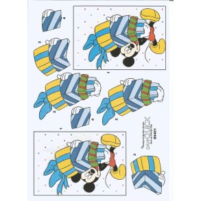 3D Mickey med gaver