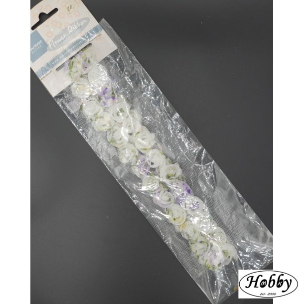 Stof blomster i farver