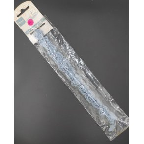 Stof blomster lysebl