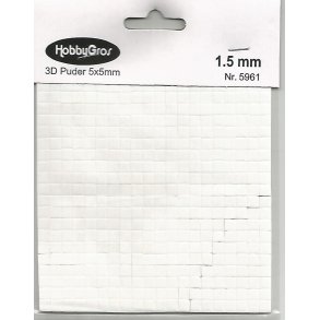 3D puder 1,5 mm