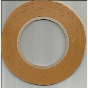 Brun dobblet tape 3 mm