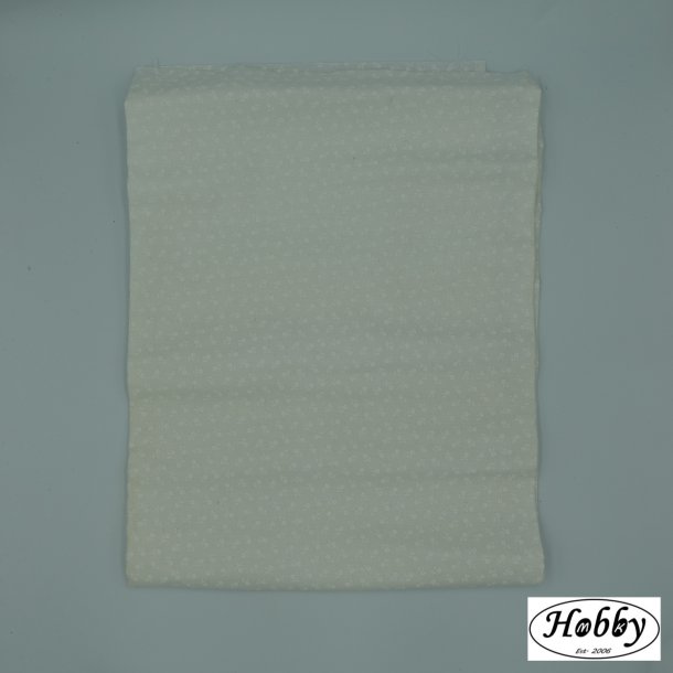 Hvid med sm blomster FQ