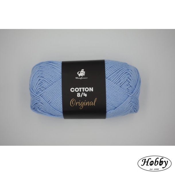 Mayflower Original Bomuldsgarn �ko tex 8/4 Frost Bl�