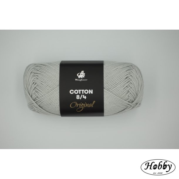 Mayflower Original Bomuldsgarn �ko tex 8/4 Lysegr�