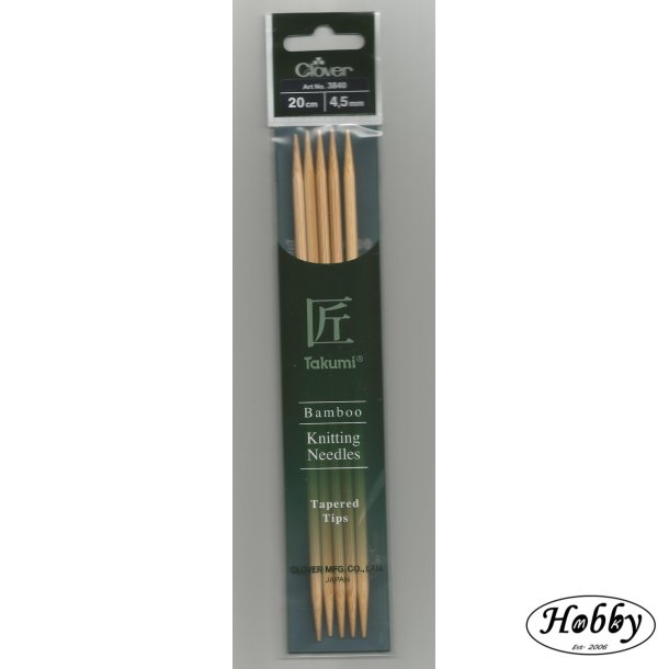 Clover strmpepinde Bambus 20cm str 4,50