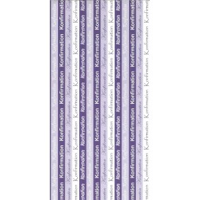 Konfirmation lilla og lys lilla