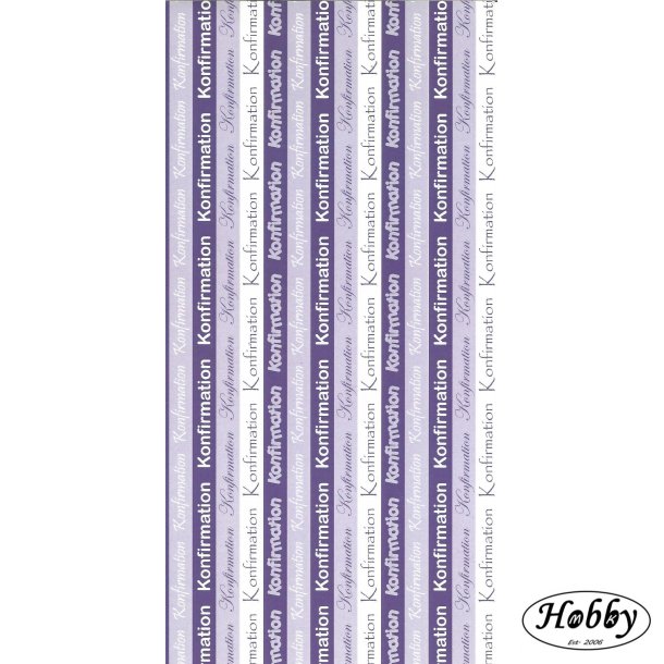 Konfirmation lilla og lys lilla