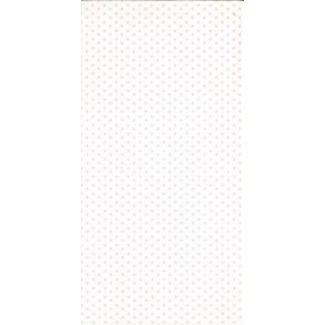 Hvid med lyserd prikker