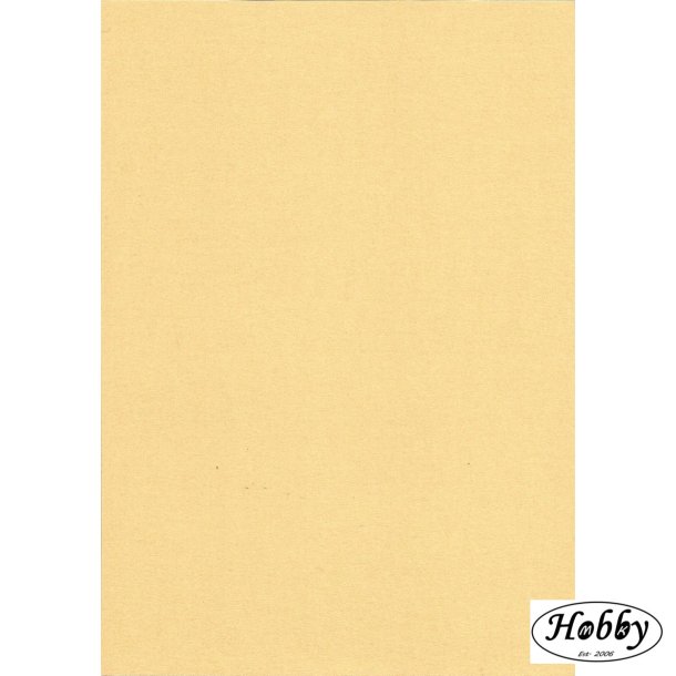 A5 karton med blank overflade sart gul