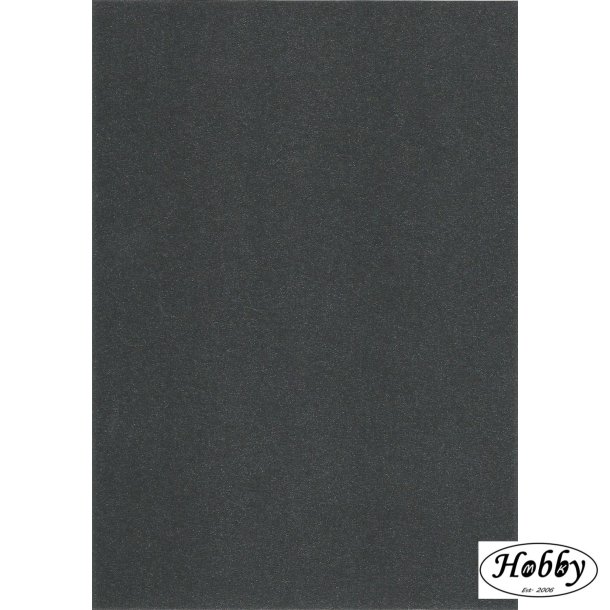 A5 karton med blank overflade sort