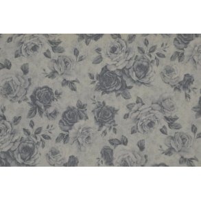 Gr roser p hvid bund