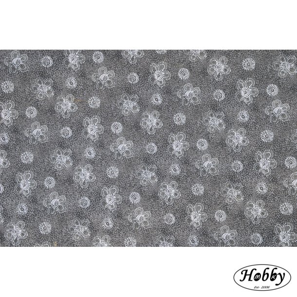 Sort med gr blomster