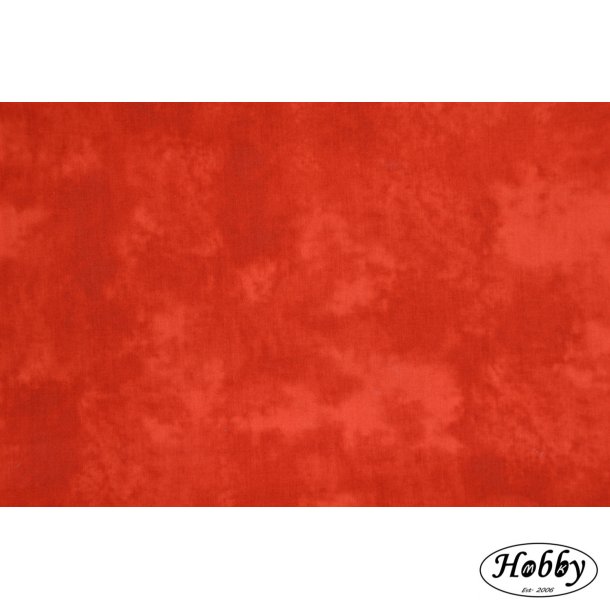 Ensfarvet rust orange