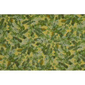 Gul m gran og hvide br