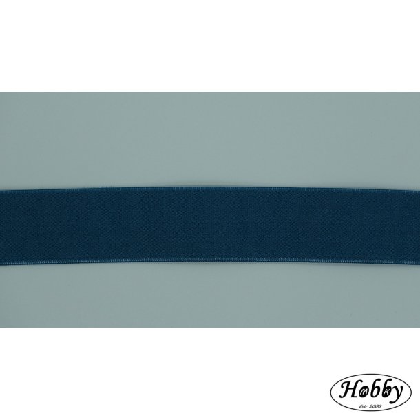 Petrolum farvet elastik 25mm