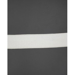 Hvid bukse elastik 2,5 cm bred