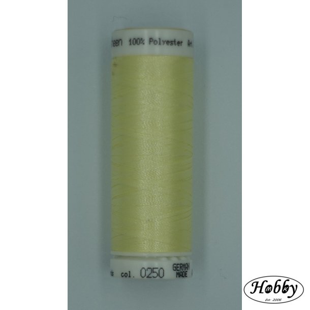 Poly sheen sytr�d meget lys gul