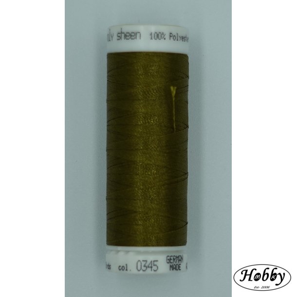 Poly sheen sytr�d st�vet m�rk gr�n