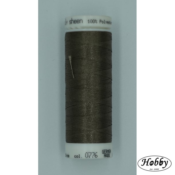 Poly sheen sytrd grbrun