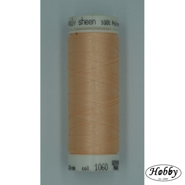 Poly sheen sytrd hudfarvet