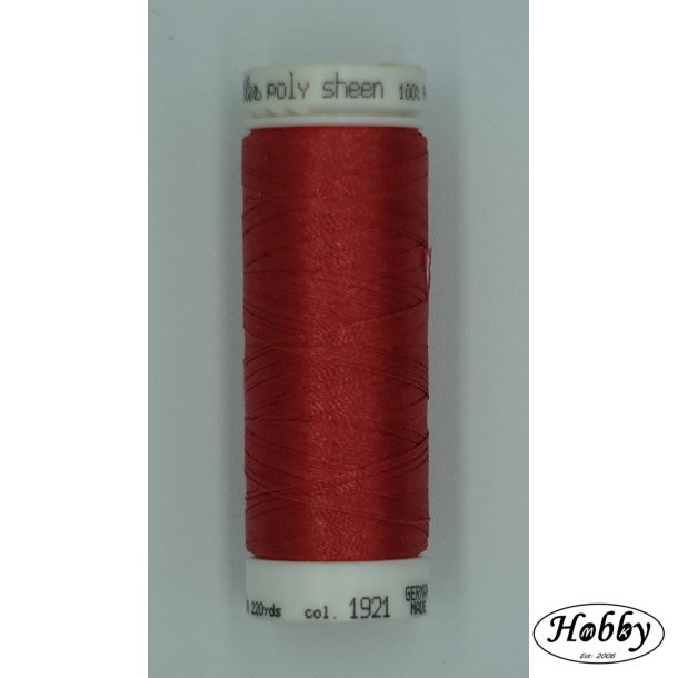 Poly sheen sytr�d koral r�d