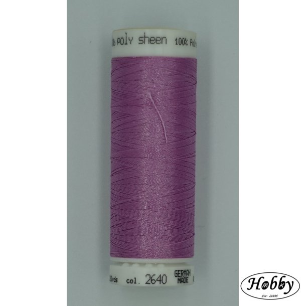 Poly sheen sytrd lys lilla