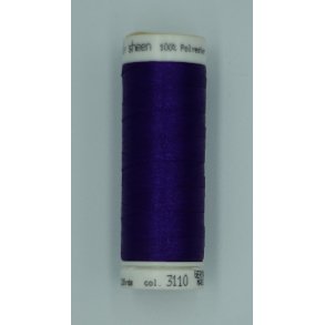 Poly sheen sytrd mrk lilla