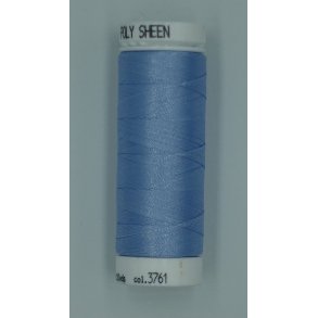 Poly sheen sytrd lys bl