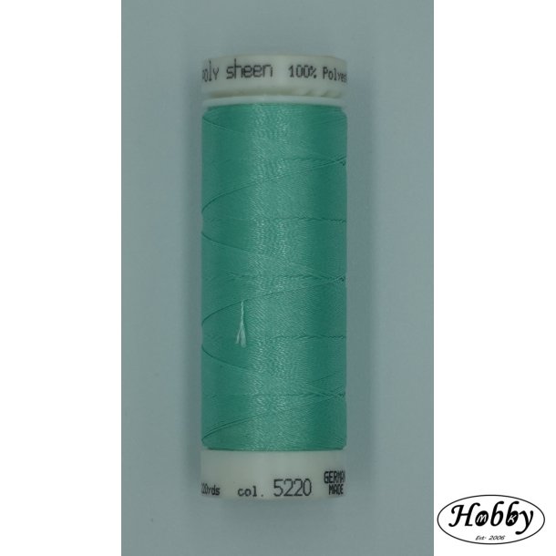 Poly sheen sytr�d akvamarin