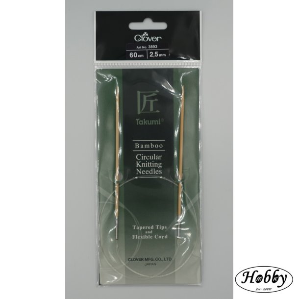 Clover rundpinde 2,5mm