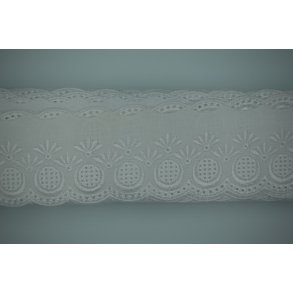 Blonde hvid 6 cm bred